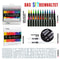 int!rend Brush Pen Set mit 51 Teilen - 24 Aquarellstifte, 2 Wasserstifte, 20 Blätter, 5 Schablonen - Pinselstifte für Kalligraphie & Handlettering