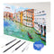 int!rend Aquarellpapier A3 300g - 20 Blatt Aquarellblock inkl. Wassertankpinsel, 2 Pinsel & Bleistift - Malblock Papier für Aquarell Zeichnen Malen