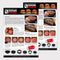 int!rend Burgerpresse 3 in 1 + 60 Backpapiere - DIY Burger Pattie Presse - Perfekter Burger Smasher für Hamburger - Schwarze Patty Bürger Presse für Küche & Grill