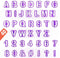 int!rend Fondant Zubehör - 94-teiliges Ausstecher Set mit Buchstaben und Zahlen Formen Figuren Blumen - Stempel Deko Werkzeug Groß - Deko für Torten - Back Ausstechformen